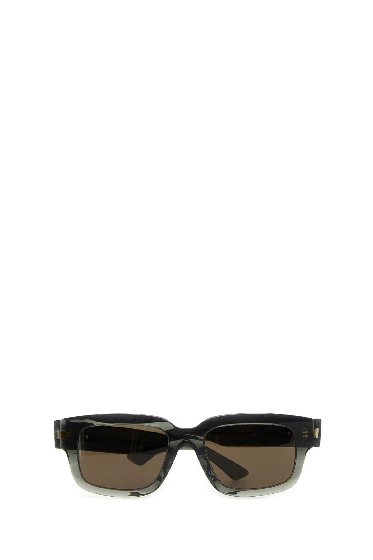 Bottega Veneta Women Dark Green Acetate Ultrathin Sunglasses BOTTEGA VENETA