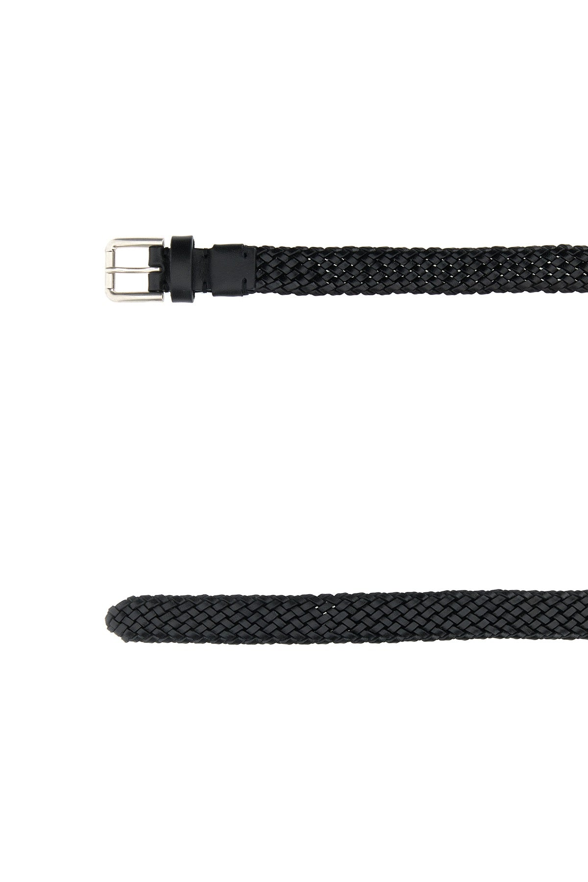 Dolce & Gabbana Men Black Leather Belt DOLCE & GABBANA