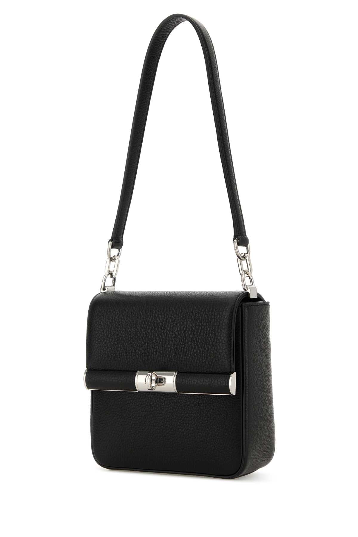 Dolce & Gabbana Men Black Leather Marlene Shoulder Bag DOLCE & GABBANA