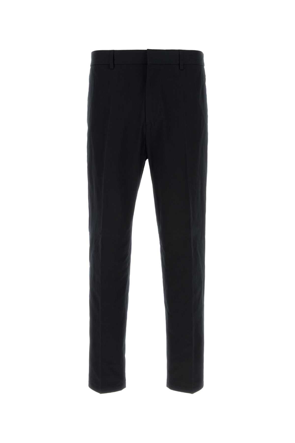 Jil Sander Men Midnight Blue Cotton Pant JIL SANDER