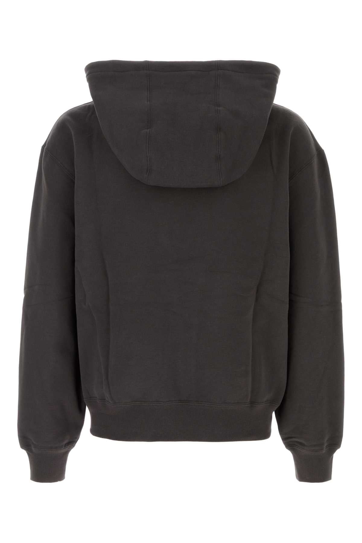 Saint Laurent Men Charcoal Cotton Sweatshirt SAINT LAURENT