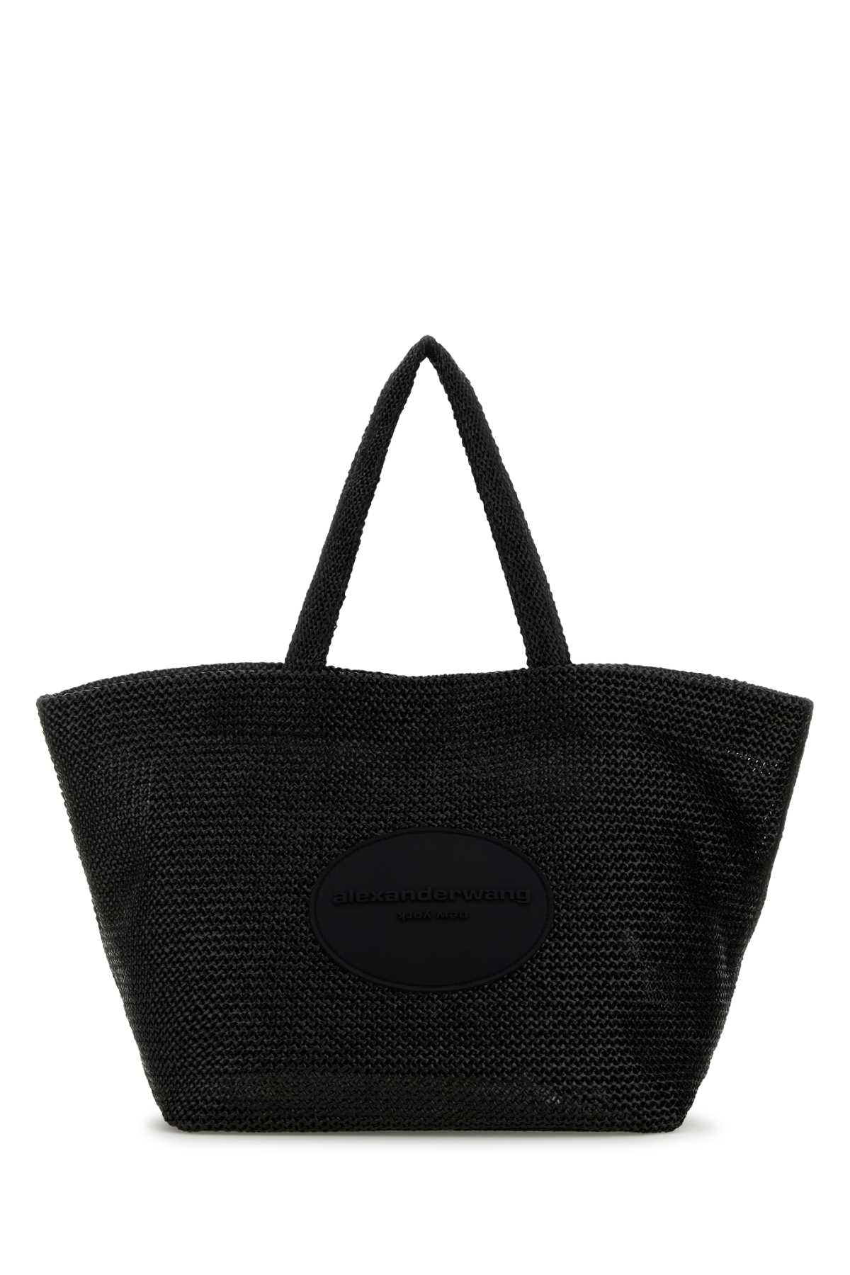 Alexander Wang Women Black Crochet Xl Punch Shopping Bag ALEXANDER WANG