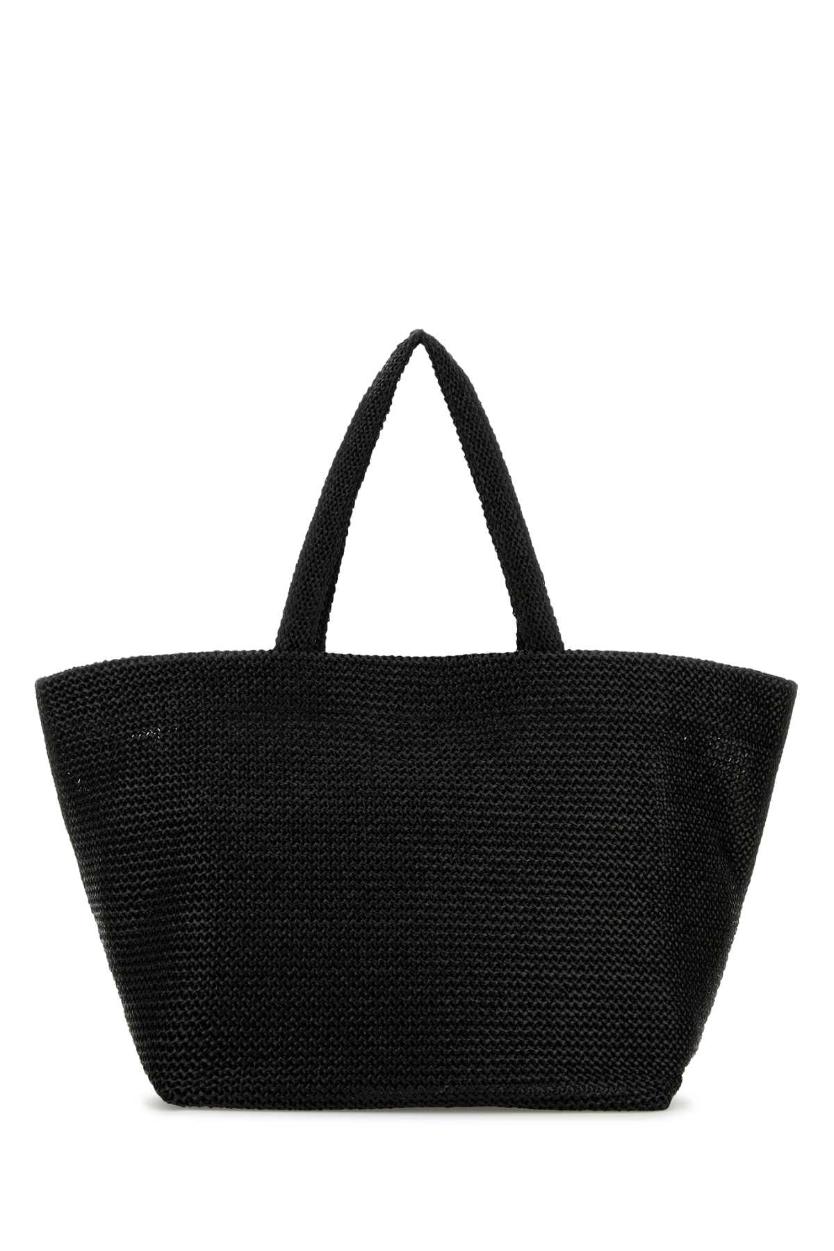 Alexander Wang Women Black Crochet Xl Punch Shopping Bag ALEXANDER WANG