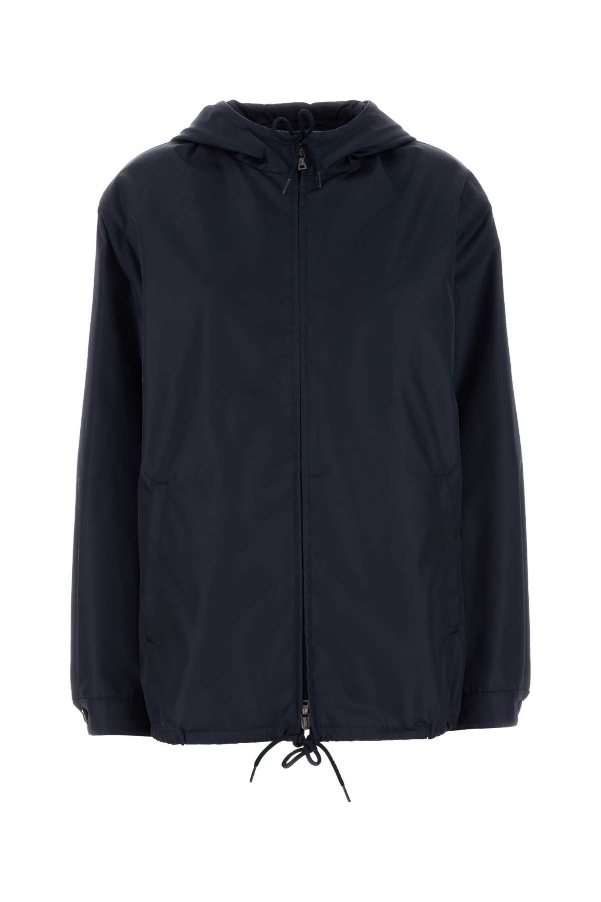 Prada Women Dark Blue Re-Nylon Jacket PRADA