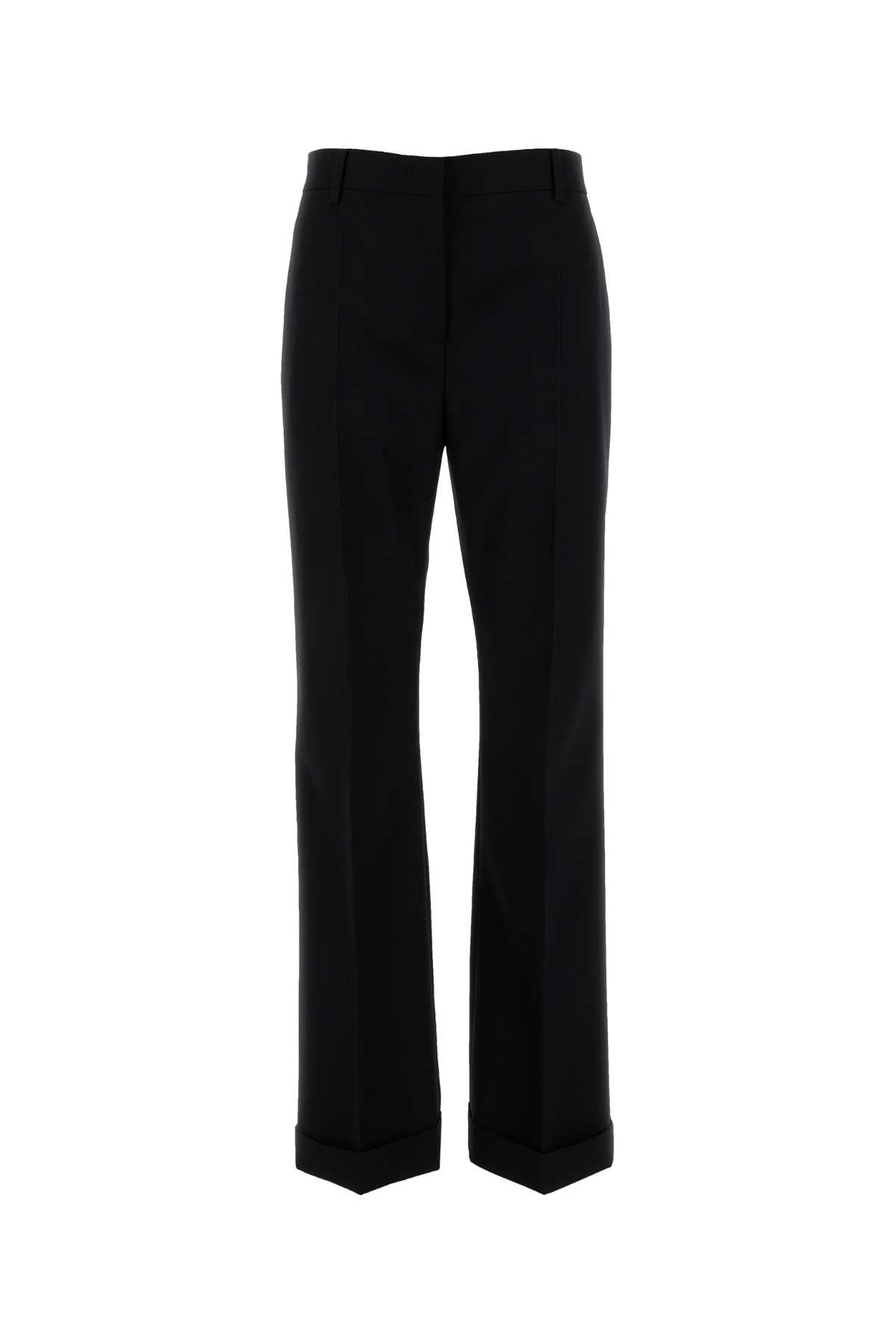 Prada Women Black Gabardine Pant PRADA