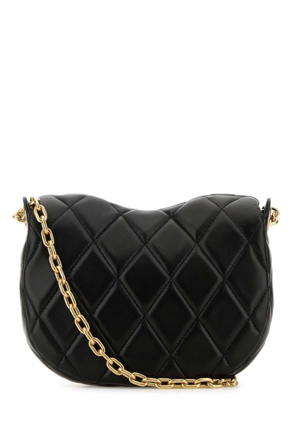 Burberry Women Black Leather Rocking Horse Shoulder Bag BURBERRY