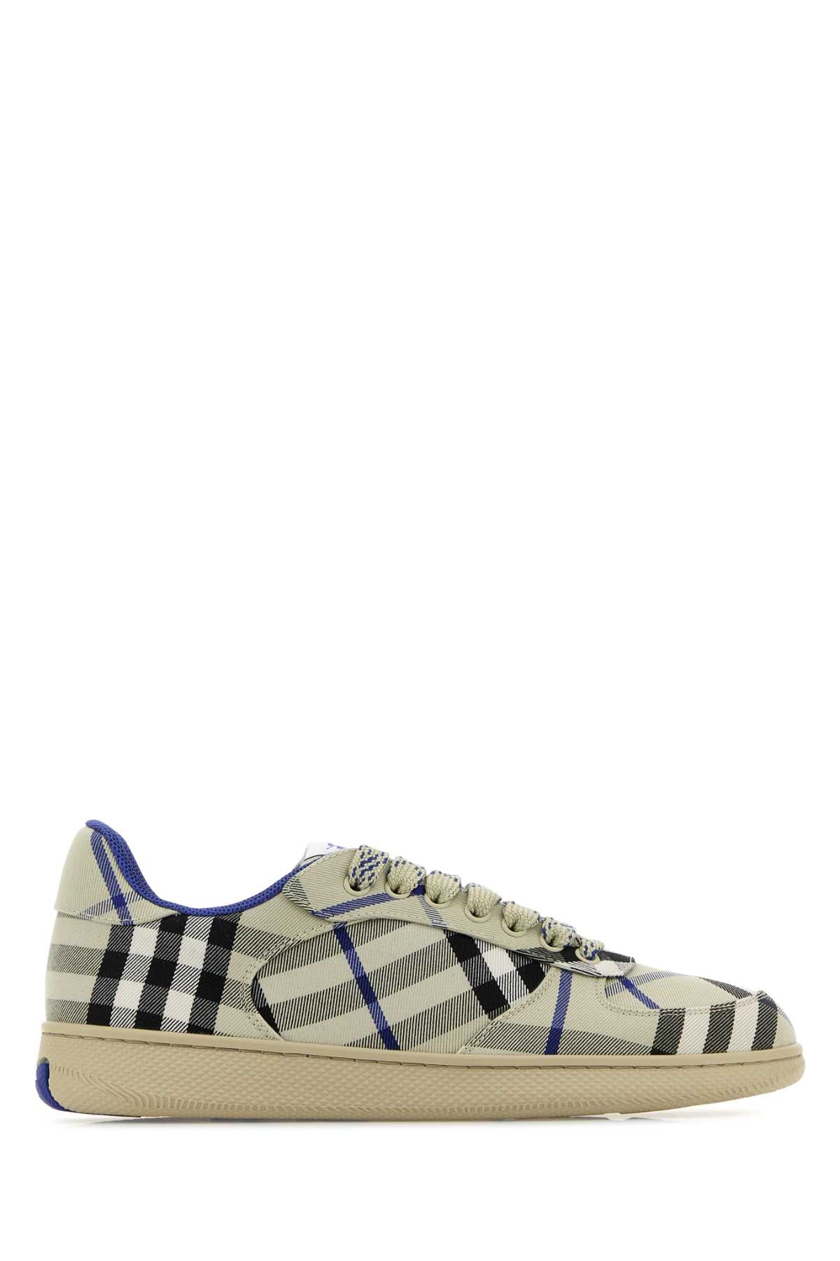 Burberry Women Embroidered Canvas Terrace Sneakers BURBERRY