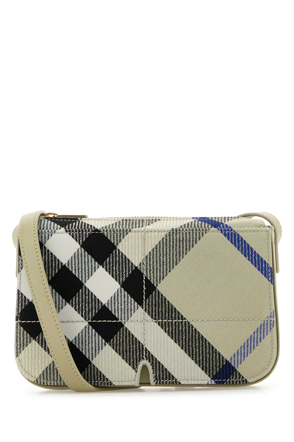 Burberry Women Embroidered Canvas Snip Crossbody Bag BURBERRY