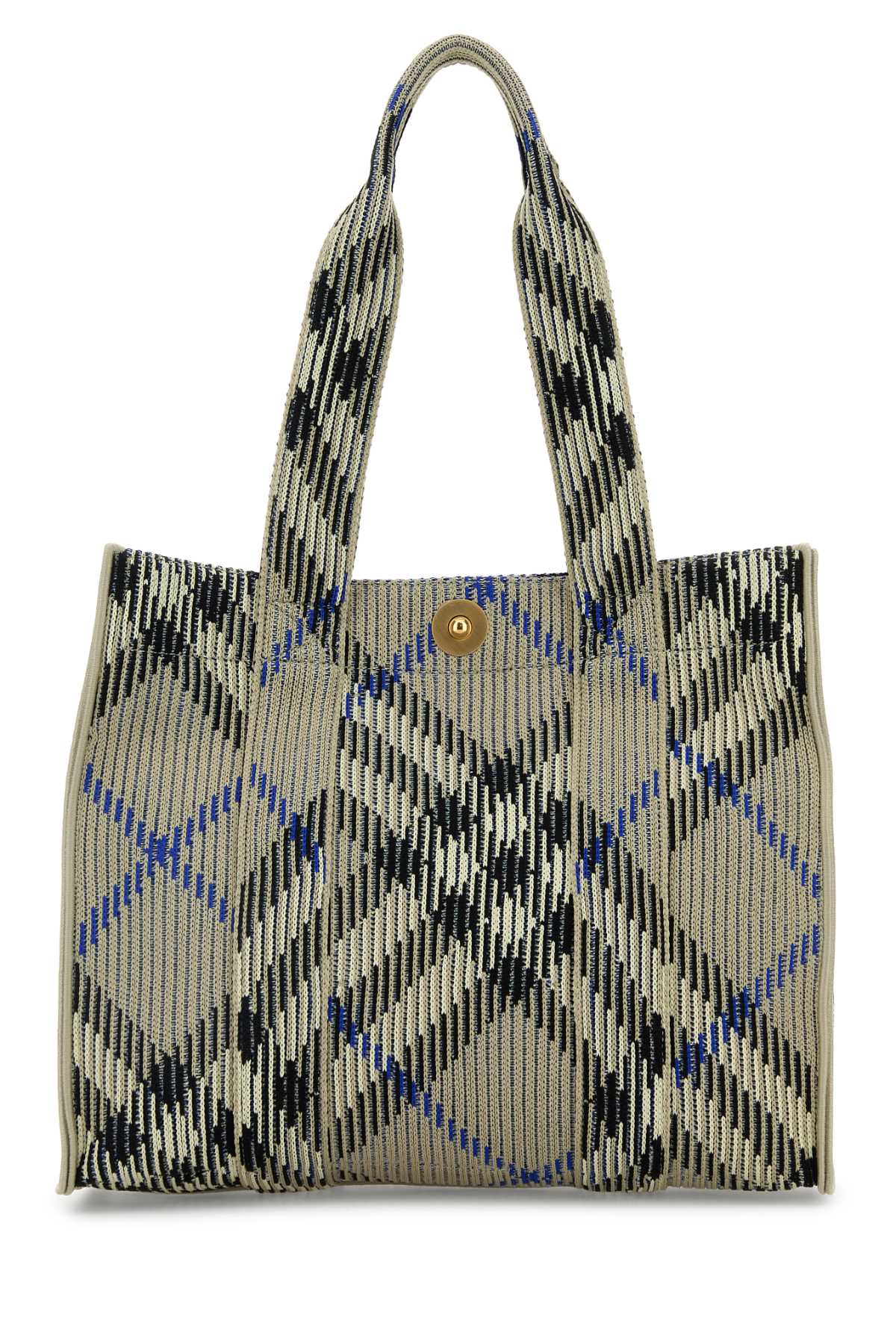 Burberry Women Embroidered Canvas Shopping Bag BURBERRY