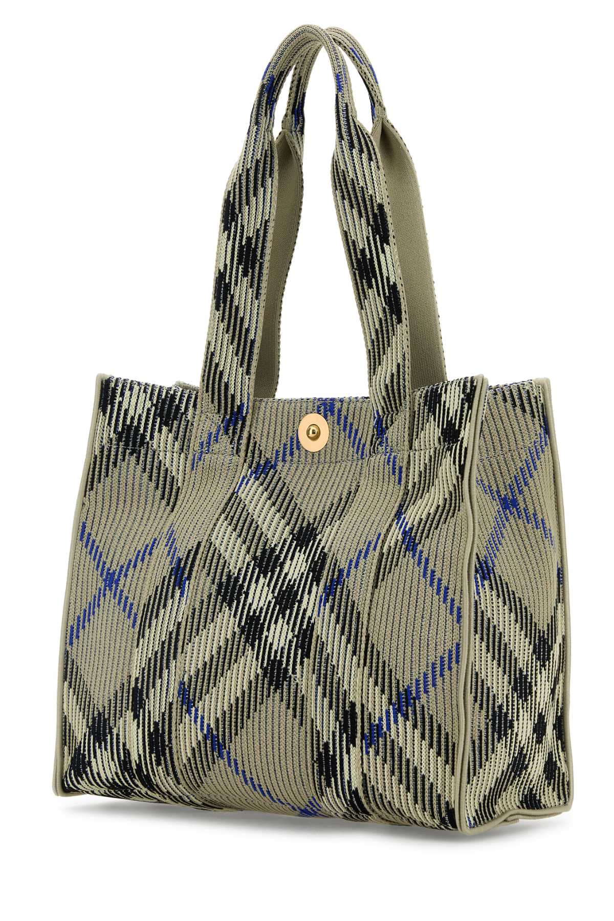 Burberry Women Embroidered Canvas Shopping Bag BURBERRY