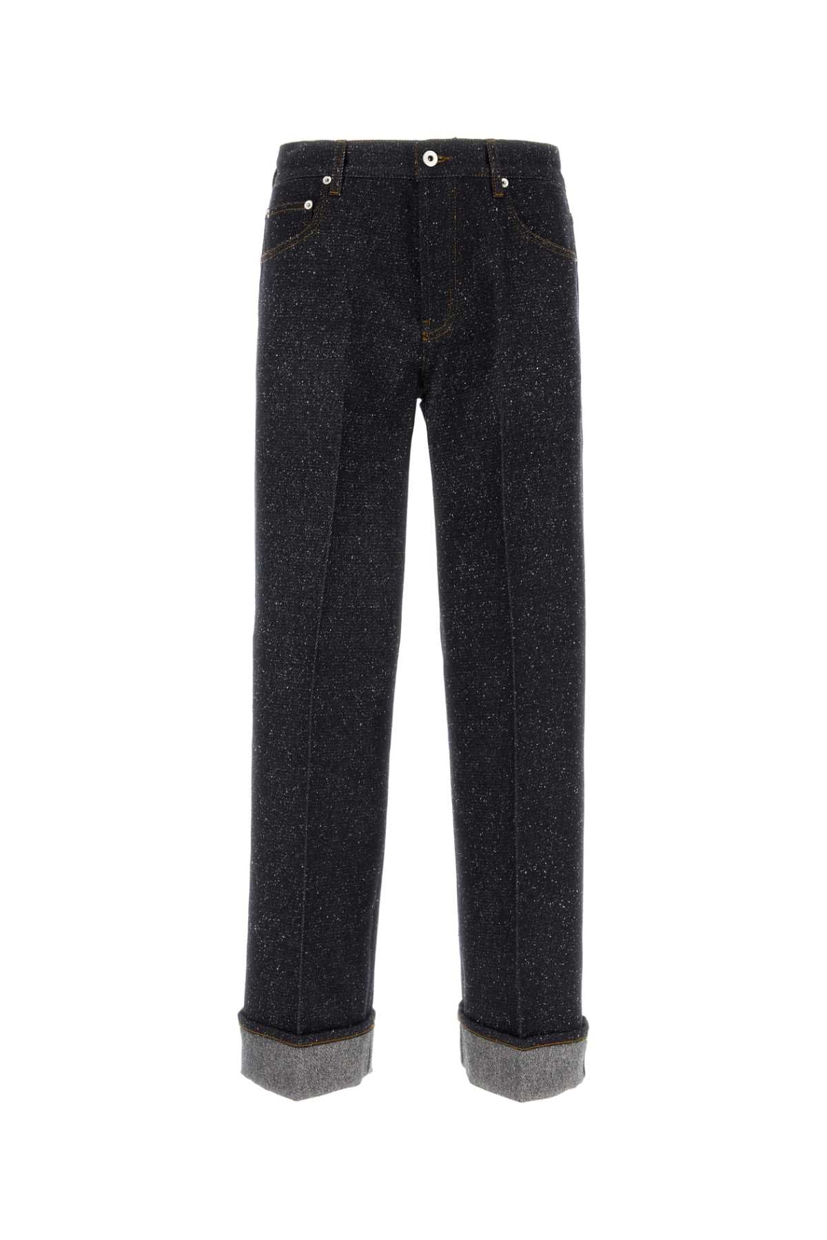 Burberry Men Melange Blue Denim Jeans BURBERRY