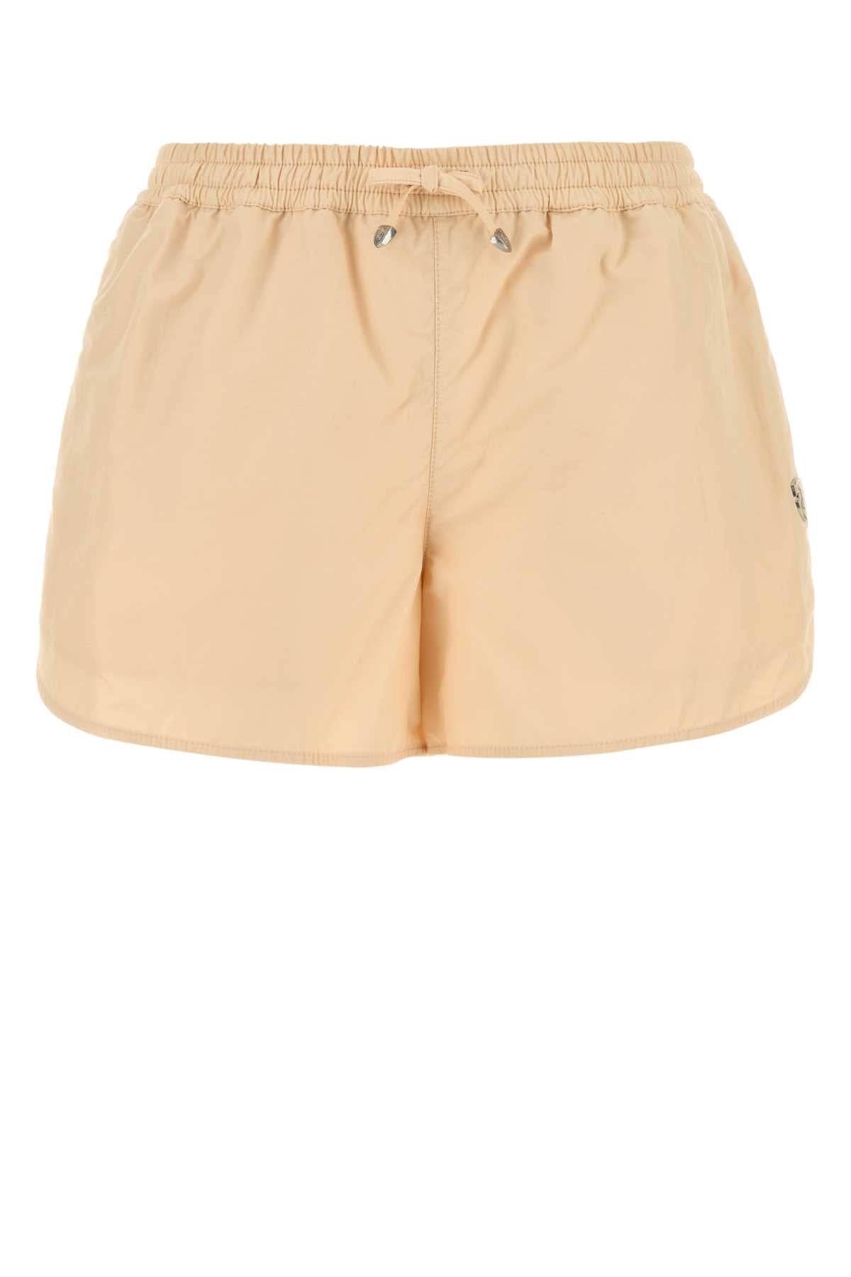 Burberry Women Skin Pink Nylon Blend Shorts BURBERRY