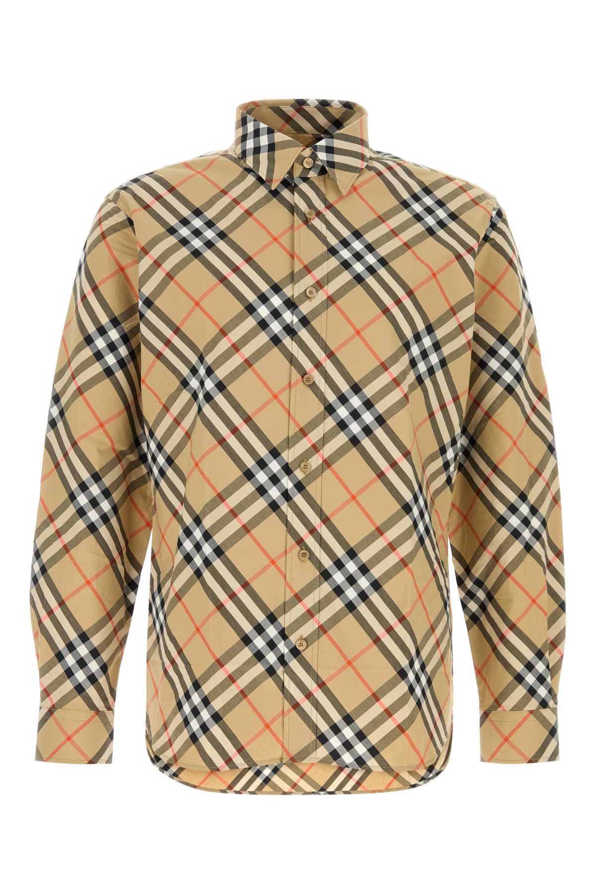 Burberry Men Printed Poplin Shirt BURBERRY