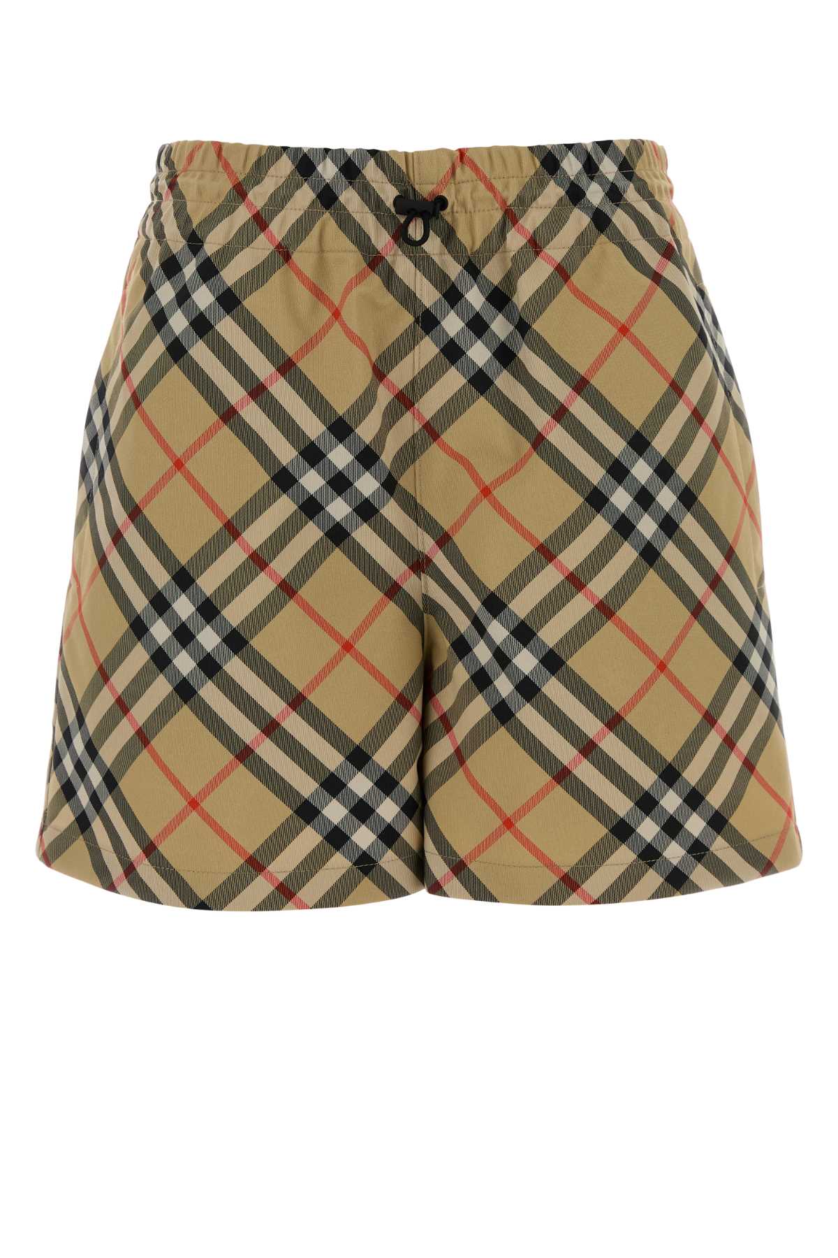 Burberry Women Embroidered Canvas Shorts BURBERRY