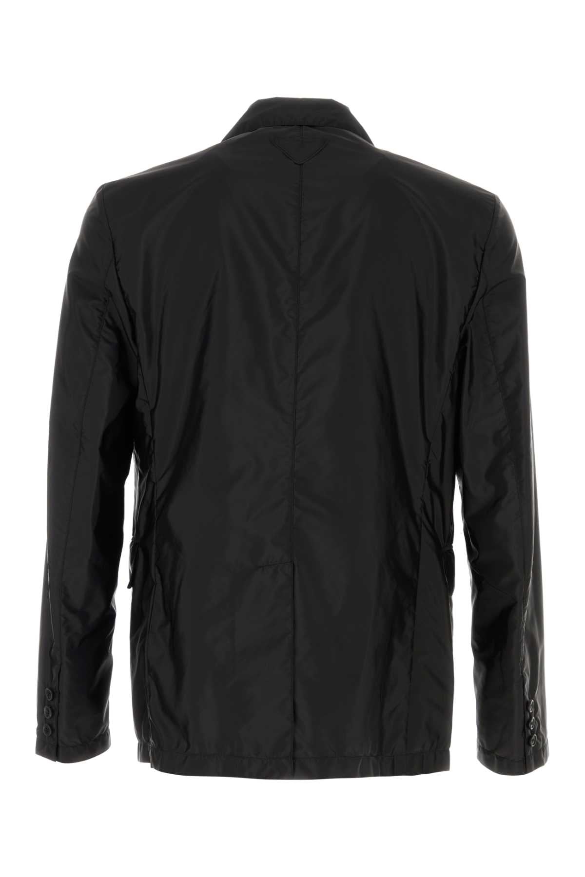 Prada Men Black Re-Nylon Blazer PRADA