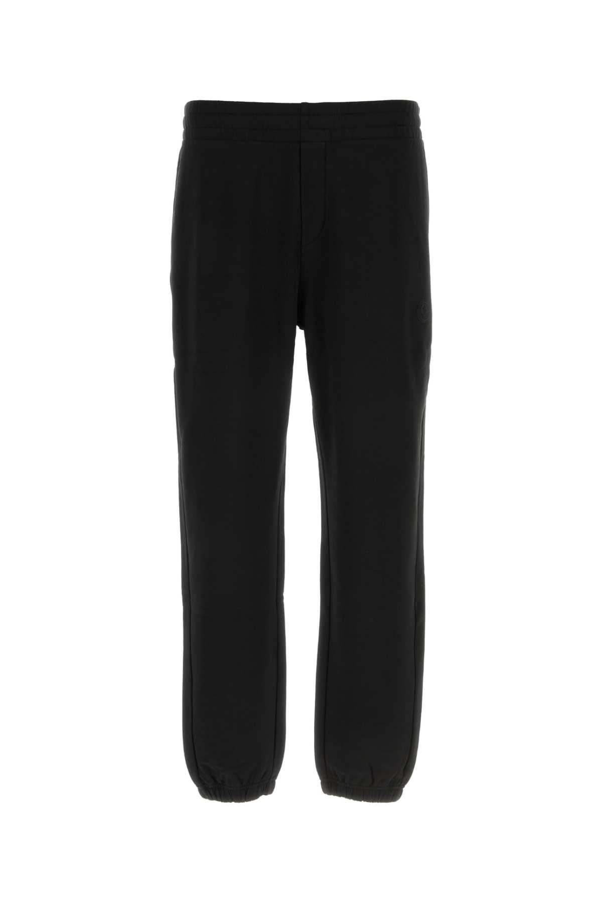 Moncler Men Black Cotton Joggers MONCLER
