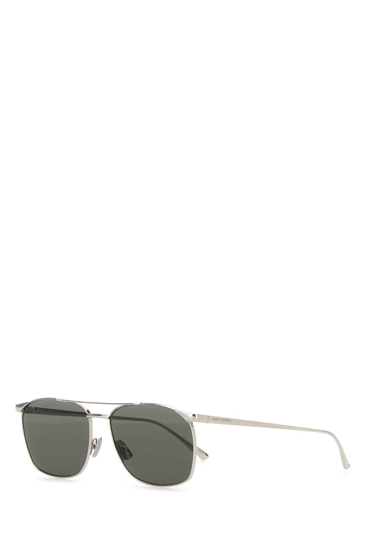Saint Laurent Men Silver Metal Sl 796 Sunglasses SAINT LAURENT