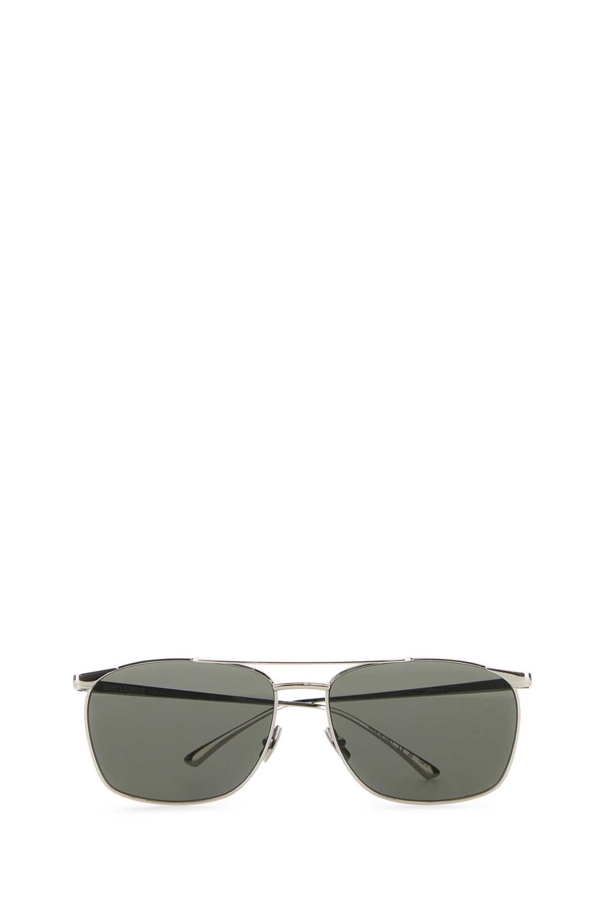 Saint Laurent Men Silver Metal Sl 796 Sunglasses SAINT LAURENT