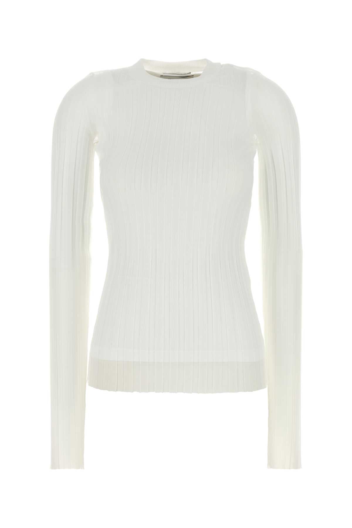 Sportmax Women White Organza Acino1234 Top SPORTMAX