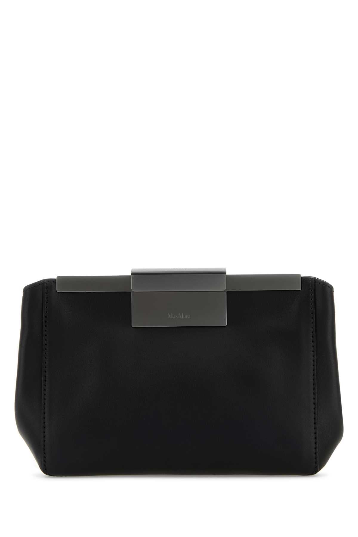 Max Mara Women Black Leather Belt Bag MAX MARA