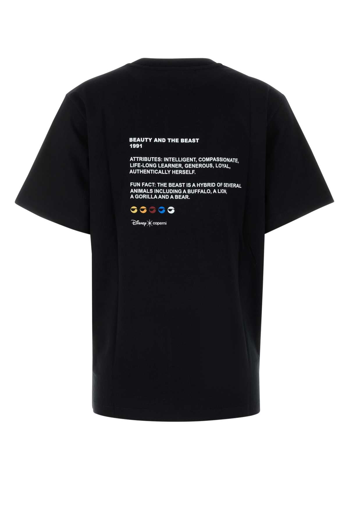 Coperni Women Black Cotton Coperni X Disney Belle T-Shirt COPERNI