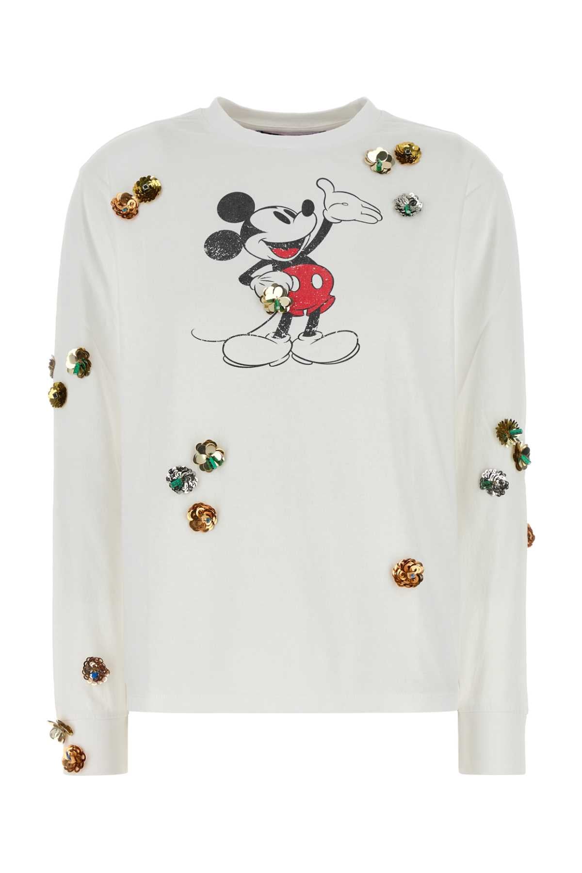 Coperni Women White Cotton Coperni X Disney Mickey T-Shirt COPERNI