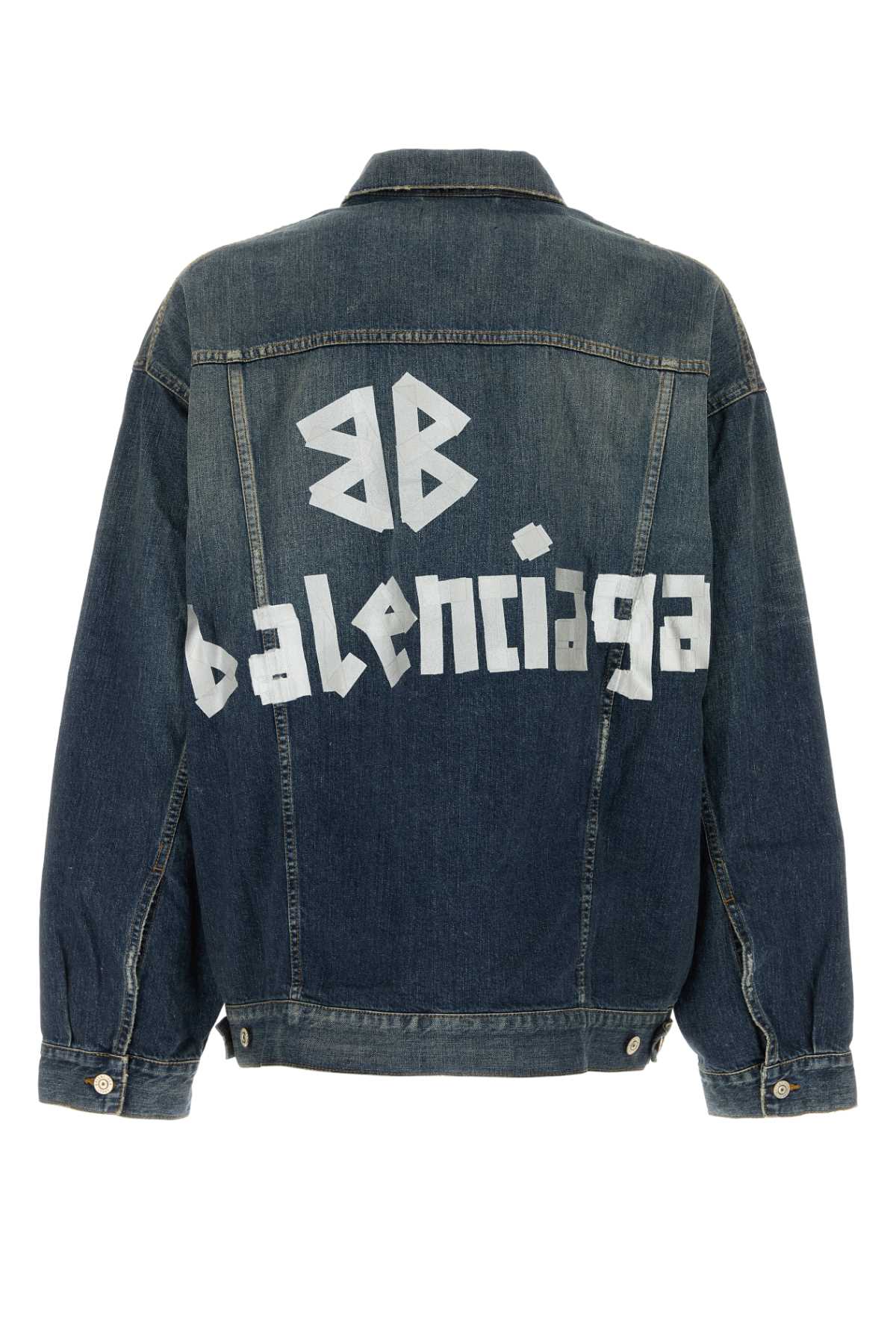 Balenciaga Men Denim Oversize Jacket BALENCIAGA