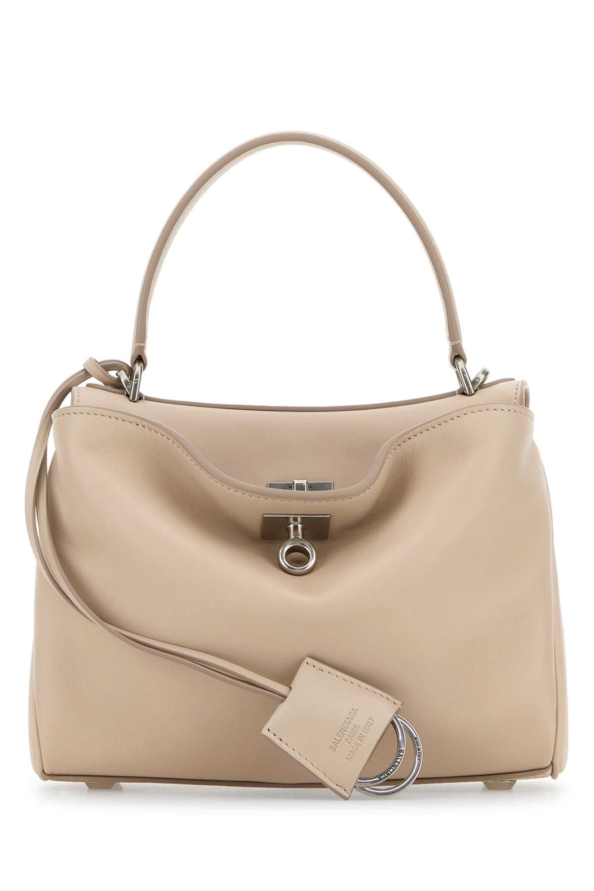 Balenciaga Women Powder Pink Leather Mini Rodeo Handbag BALENCIAGA