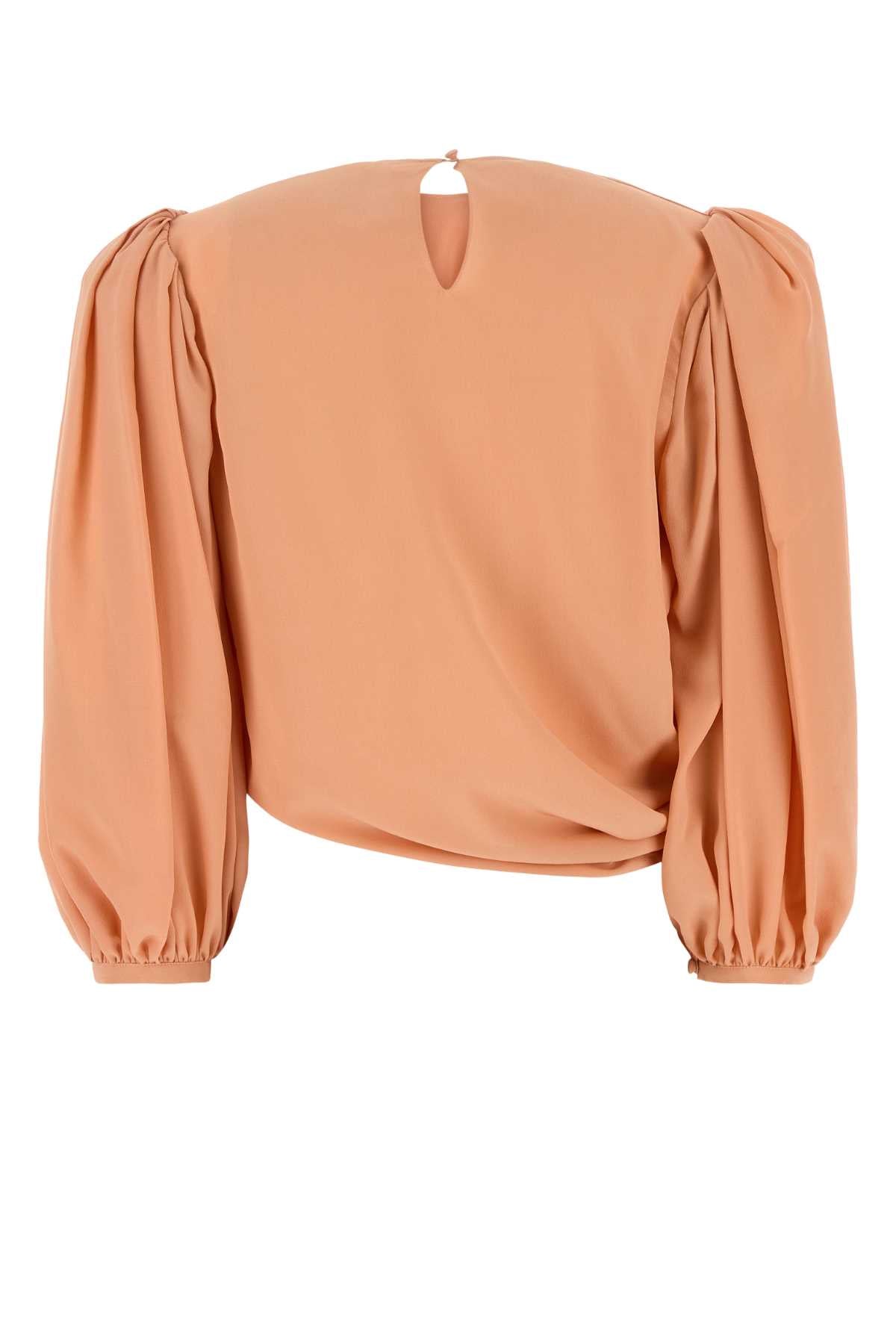 Chloe Women Salmon Crepe Top CHLOE