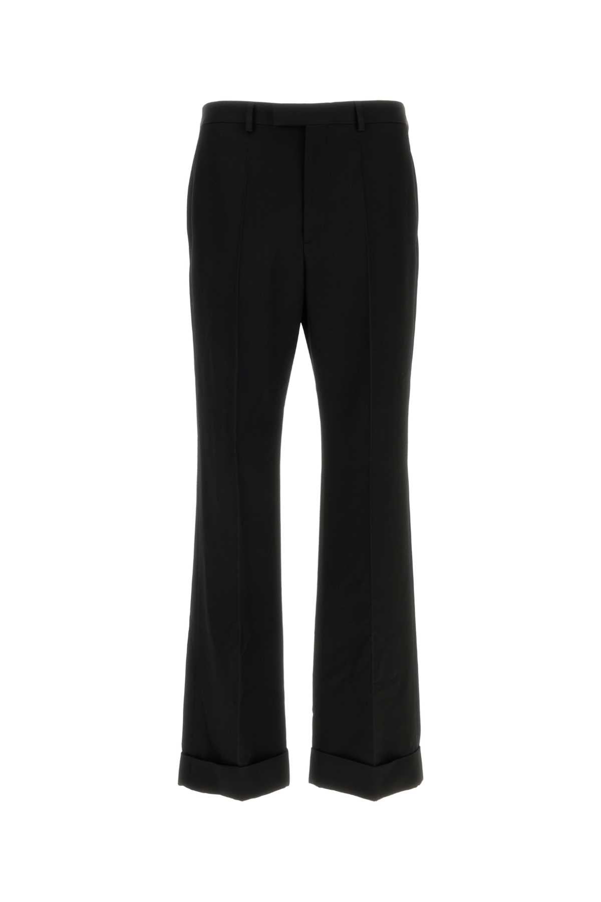 Valentino Garavani Men Black Wool Pant VALENTINO GARAVANI