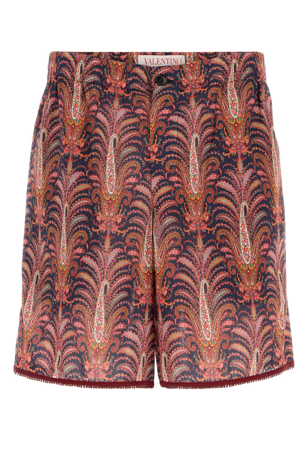 Valentino Garavani Men Printed Cotton Bermuda Shorts VALENTINO GARAVANI