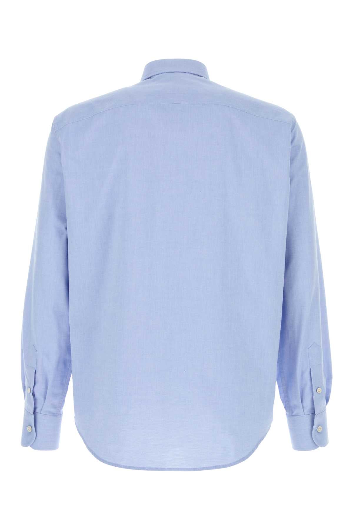 Valentino Garavani Men Powder Blue Oxford Shirt VALENTINO GARAVANI