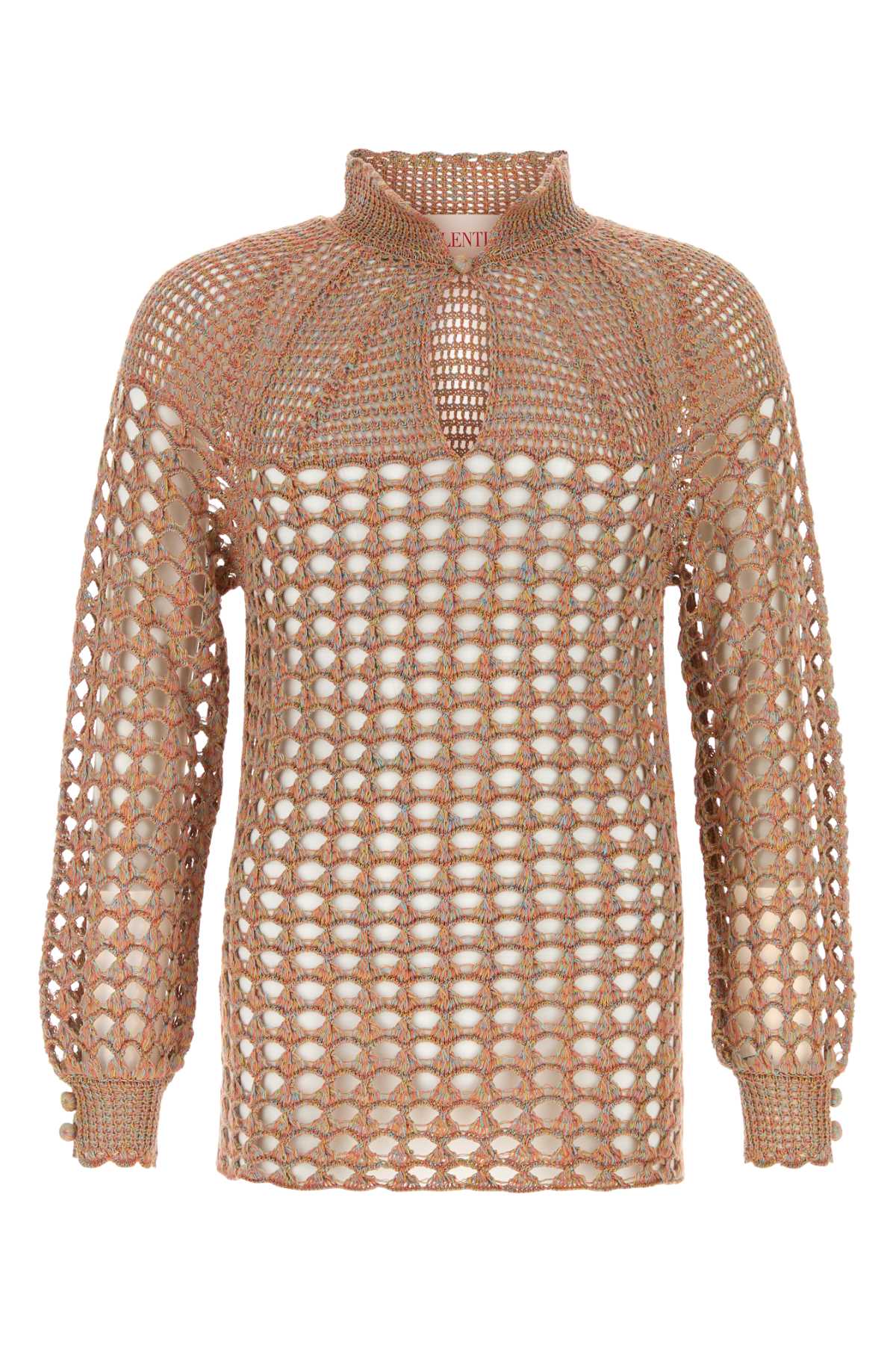 Valentino Garavani Men Multicolor Crochet Sweater VALENTINO GARAVANI