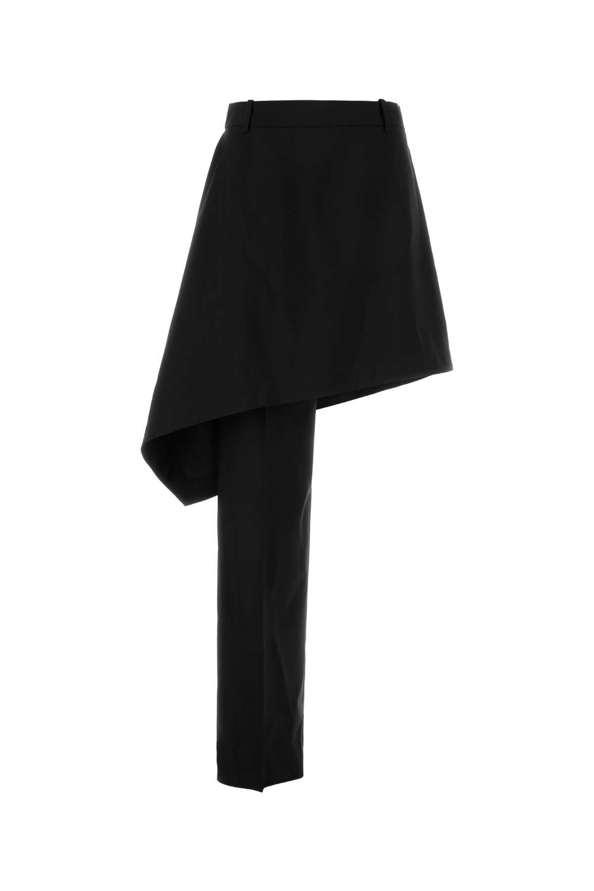 Bottega Veneta Women Black Wool Pant-Skirt BOTTEGA VENETA
