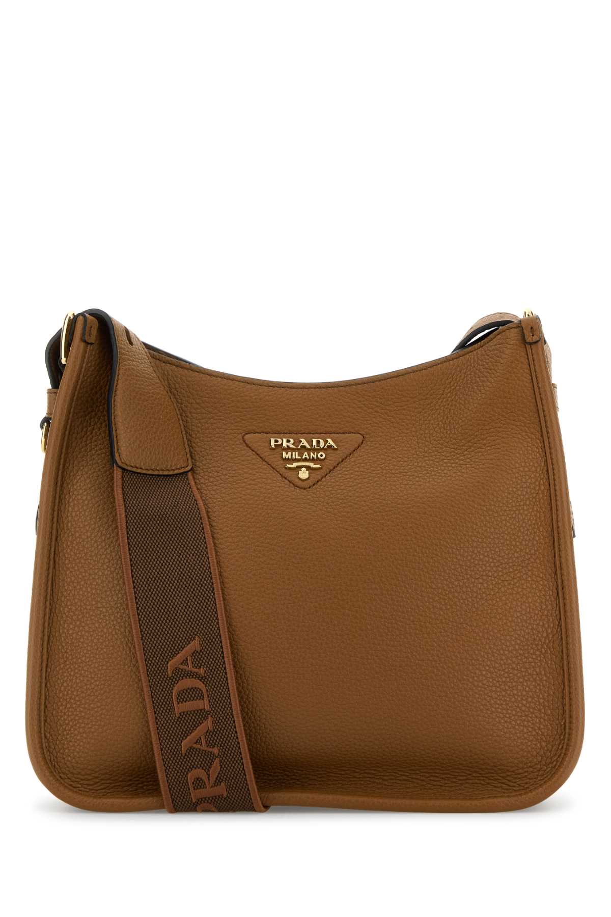 Prada Women Caramel Leather Shoulder Bag PRADA