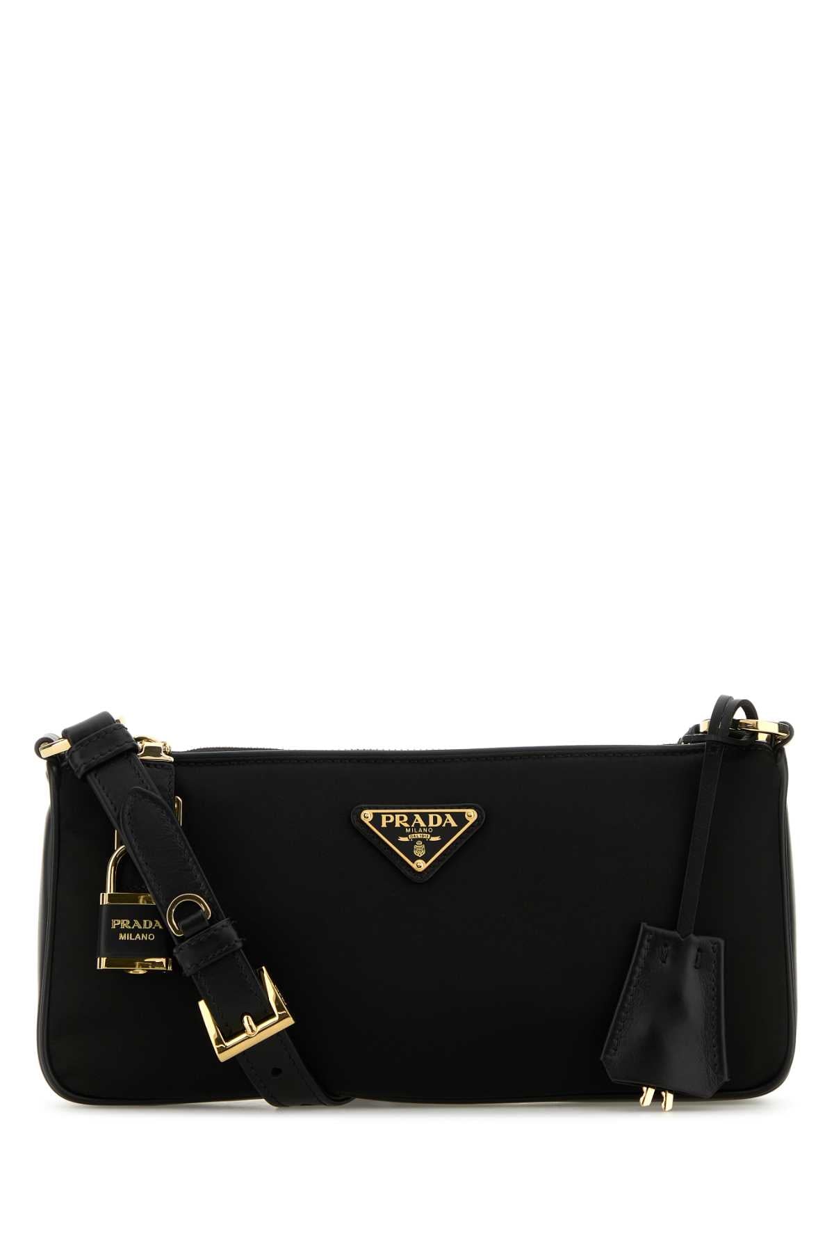 Prada Women Black Re-Nylon Crossbody Bag PRADA
