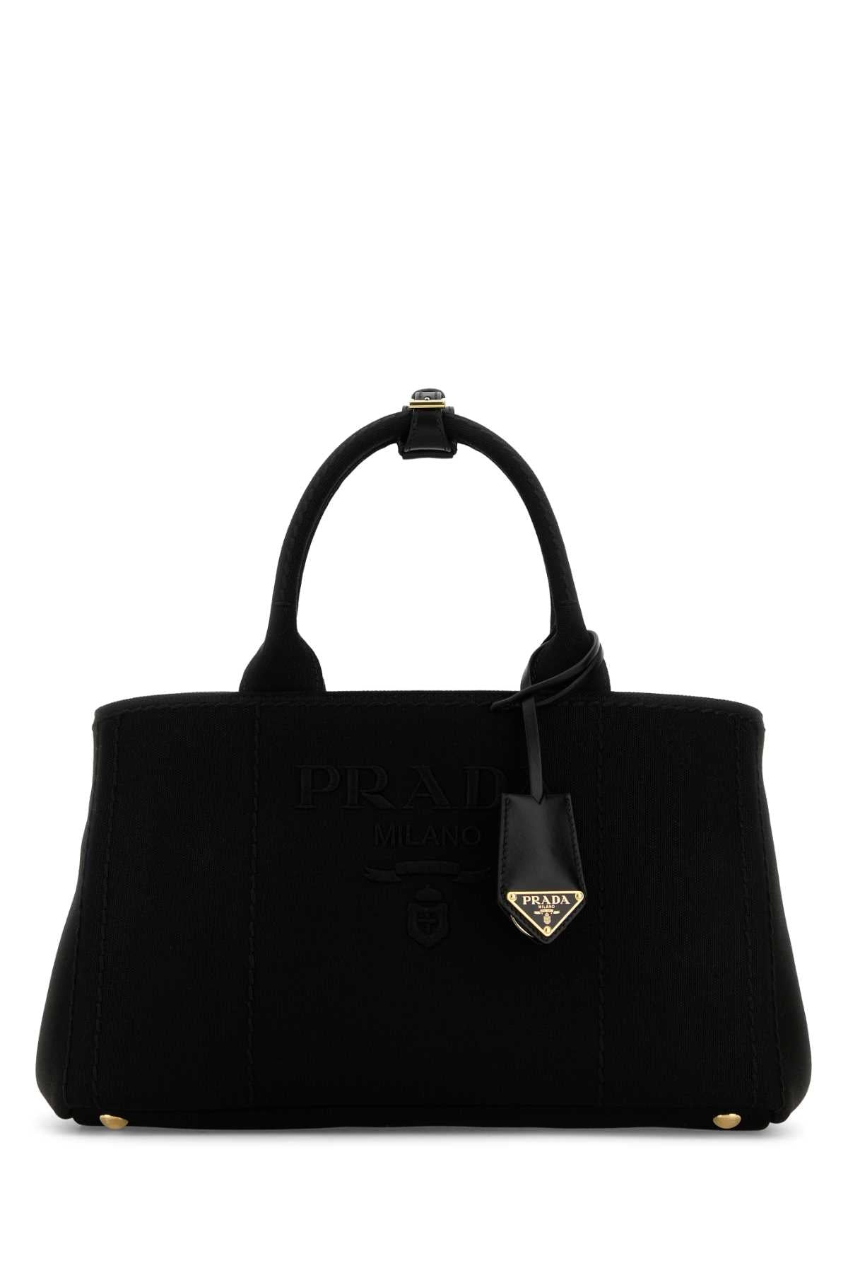 Prada Women Black Canvas Shopping Bag PRADA