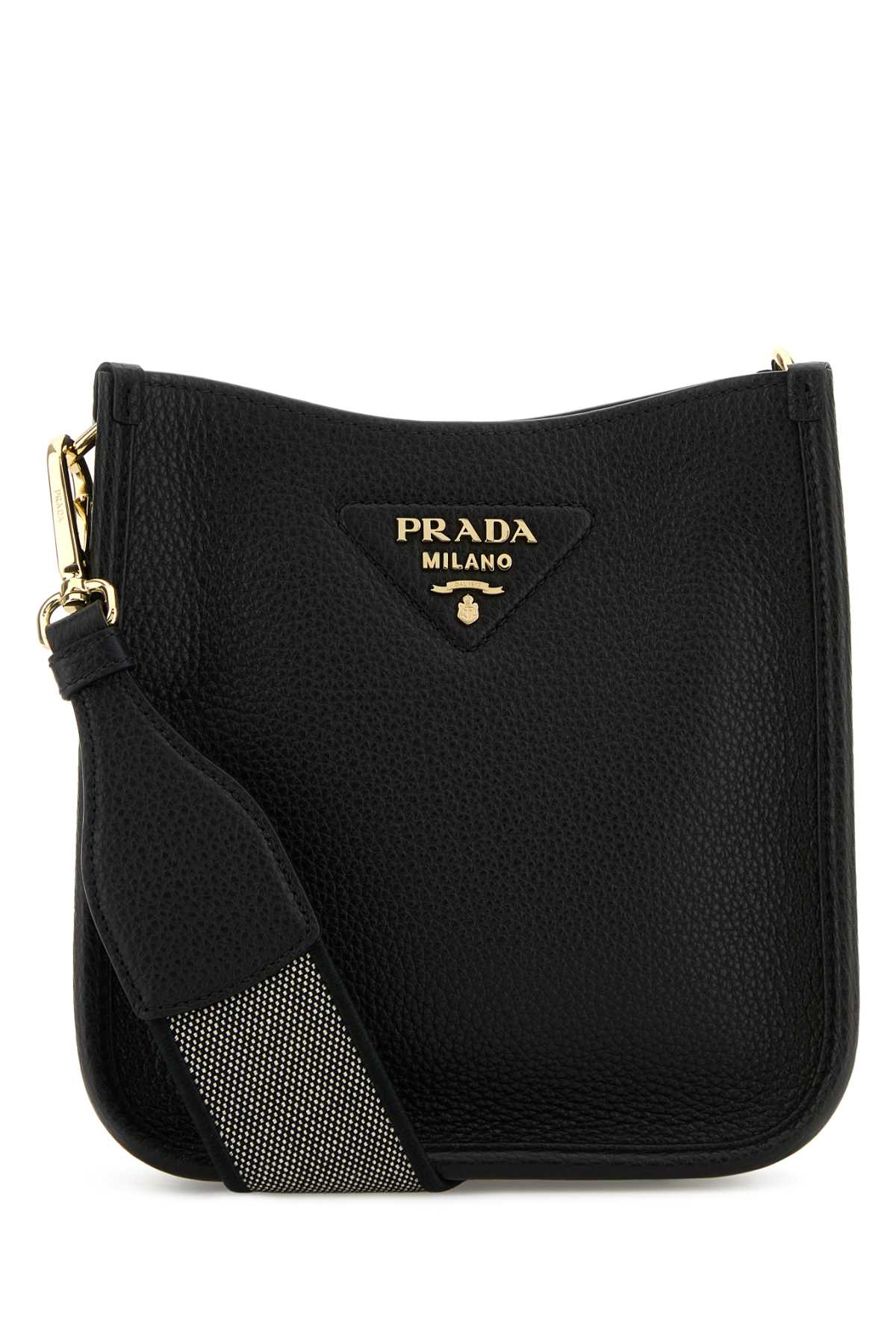 Prada Women Black Leather Crossbody Bag PRADA
