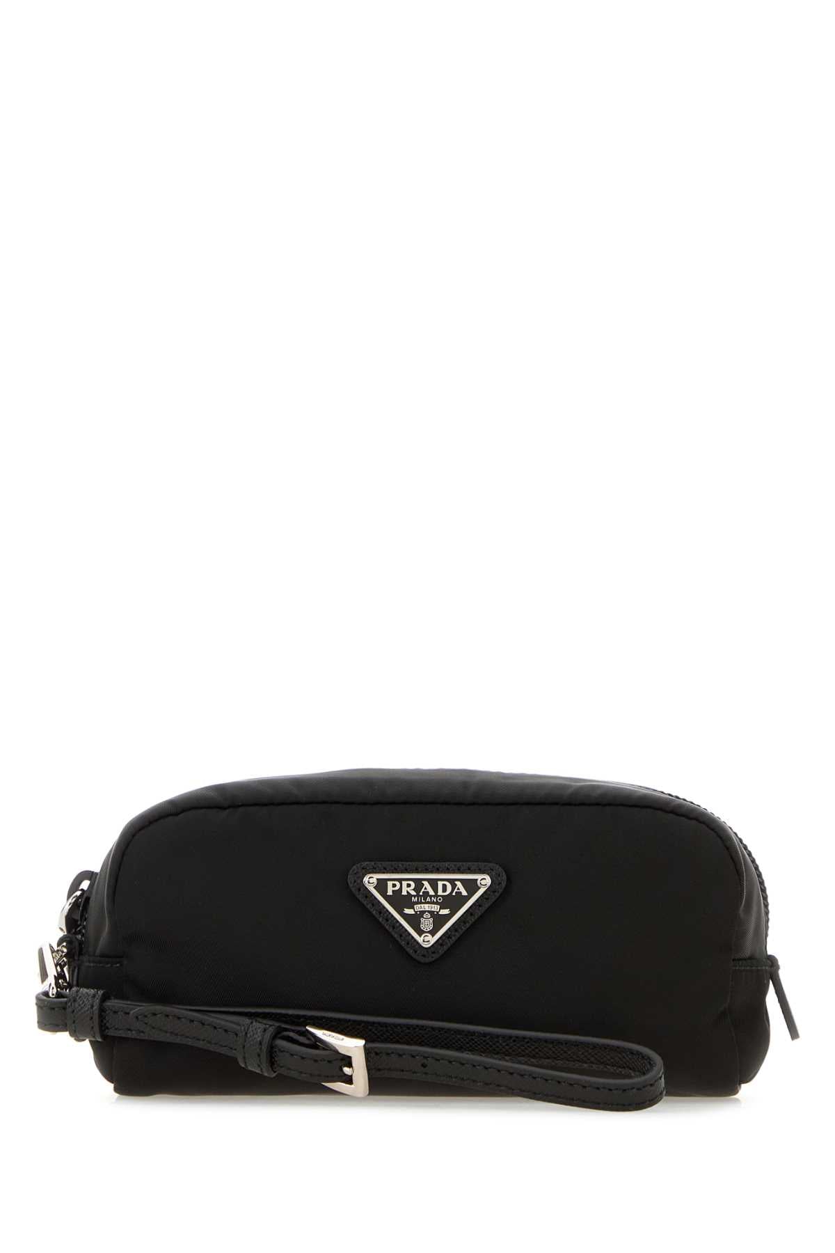 Prada Women Black Re-Nylon Pouch PRADA
