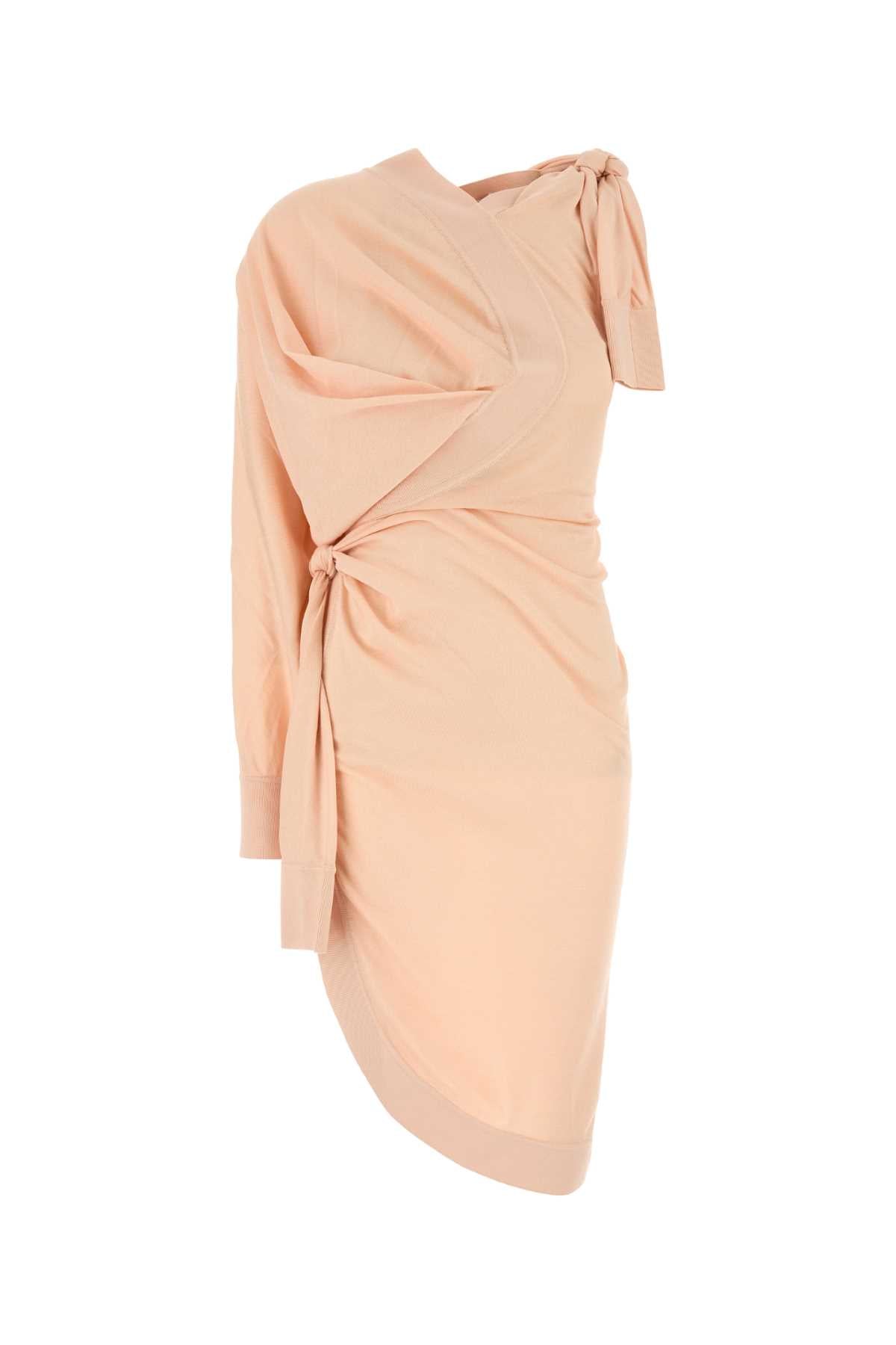 Salvatore Ferragamo Women Pink Cotton Blend Dress FERRAGAMO
