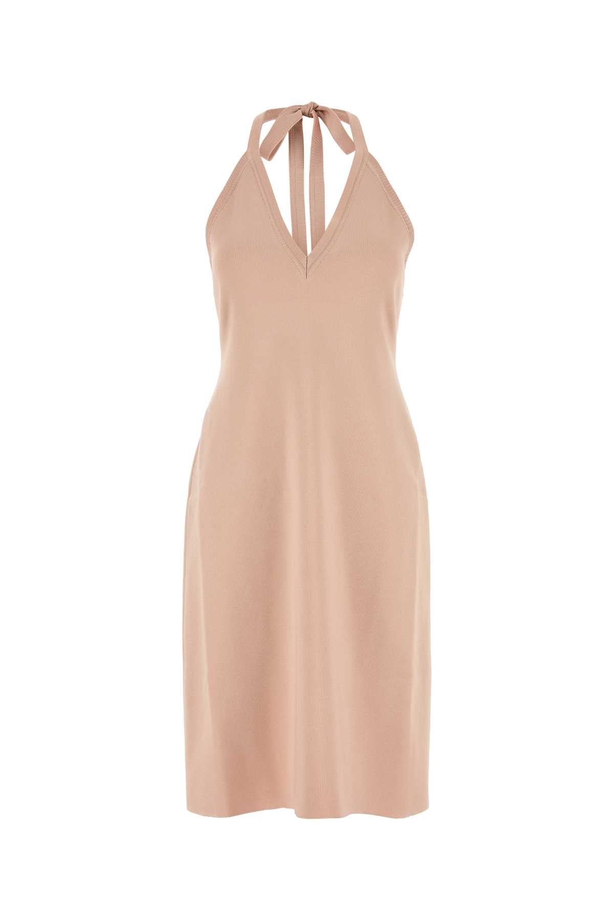 Salvatore Ferragamo Women Pink Stretch Viscose Blend Dress FERRAGAMO