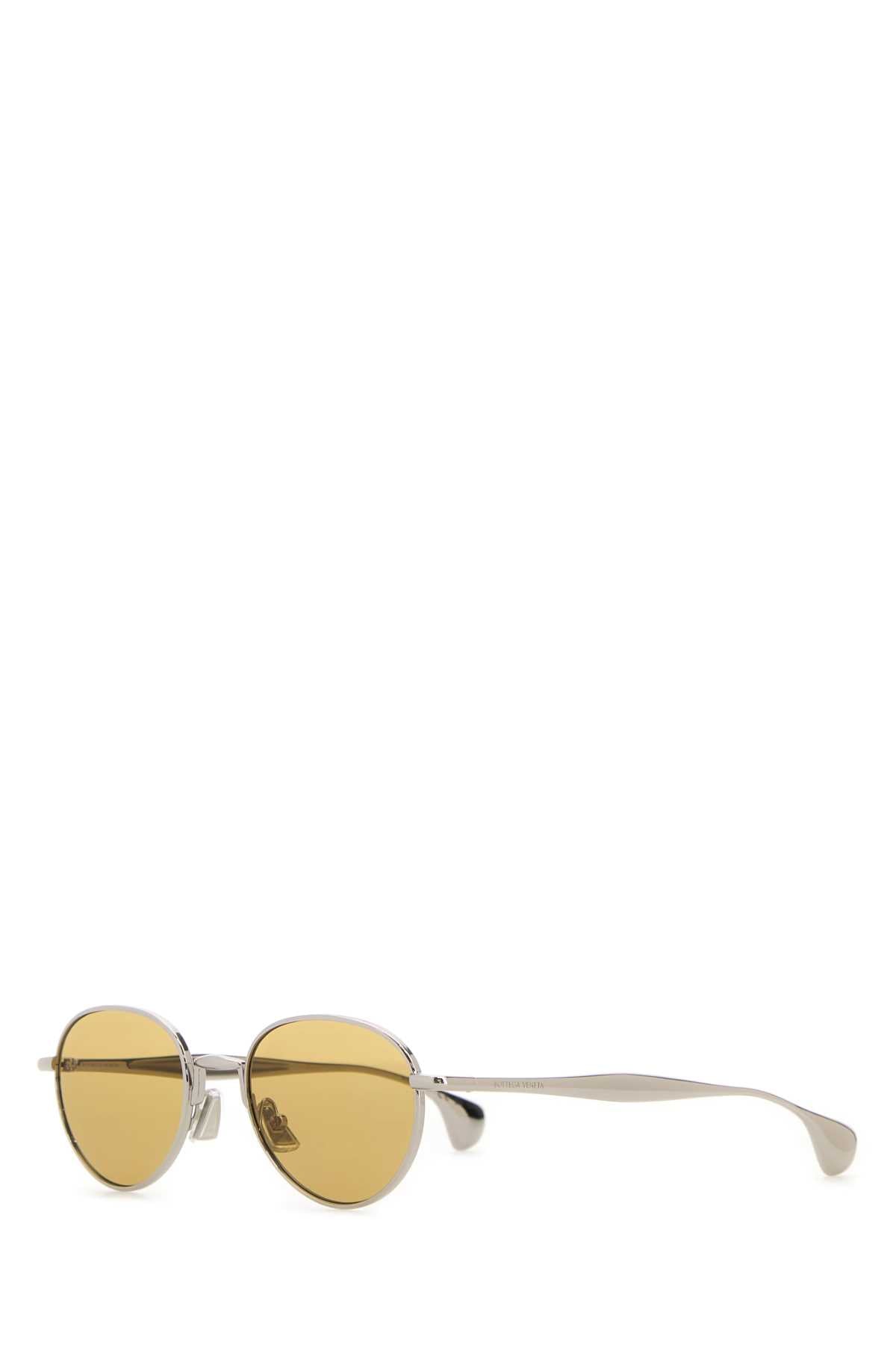 Bottega Veneta Women Silver Metal Sunglasses BOTTEGA VENETA