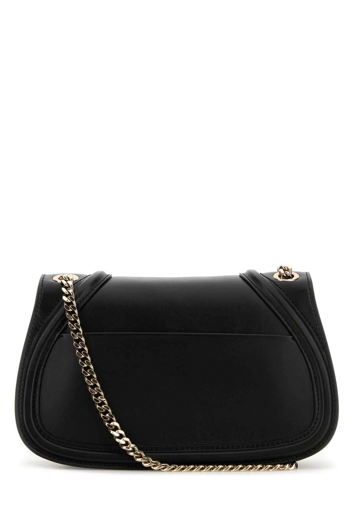 Gucci Women Black Leather Gucci Blondie Shoulder Bag GUCCI