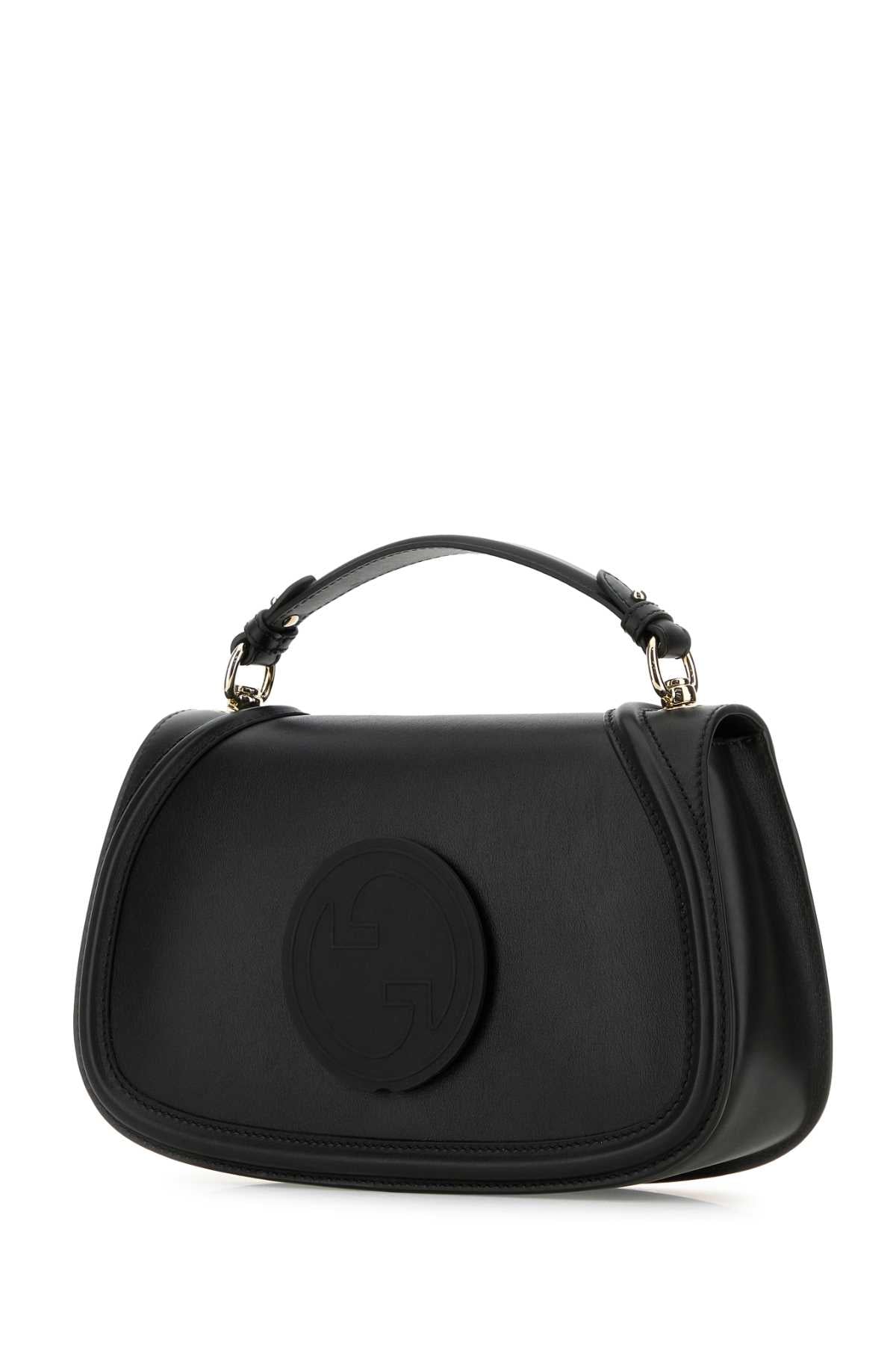 Gucci Women Black Leather Gucci Blondie Handbag GUCCI
