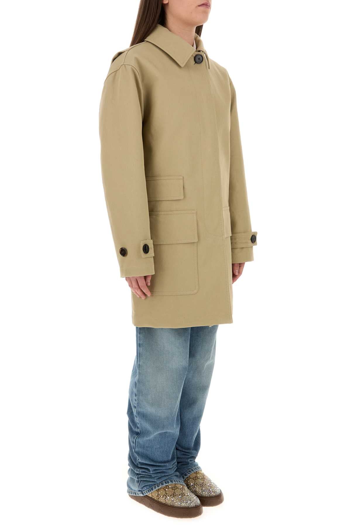 Gucci Women Beige Drill Overcoat GUCCI