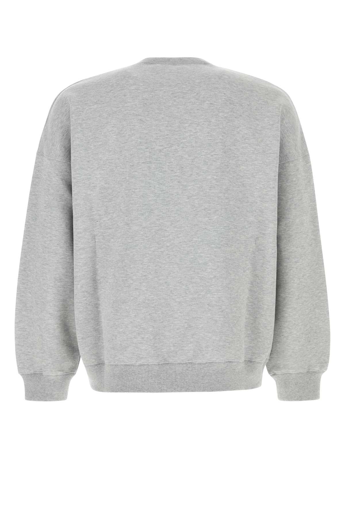 Gucci Men Grey Cotton Blend Oversize Sweatshirt GUCCI