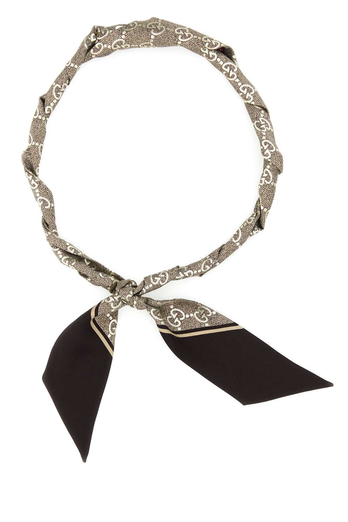 Gucci Women Printed Silk Foulard GUCCI