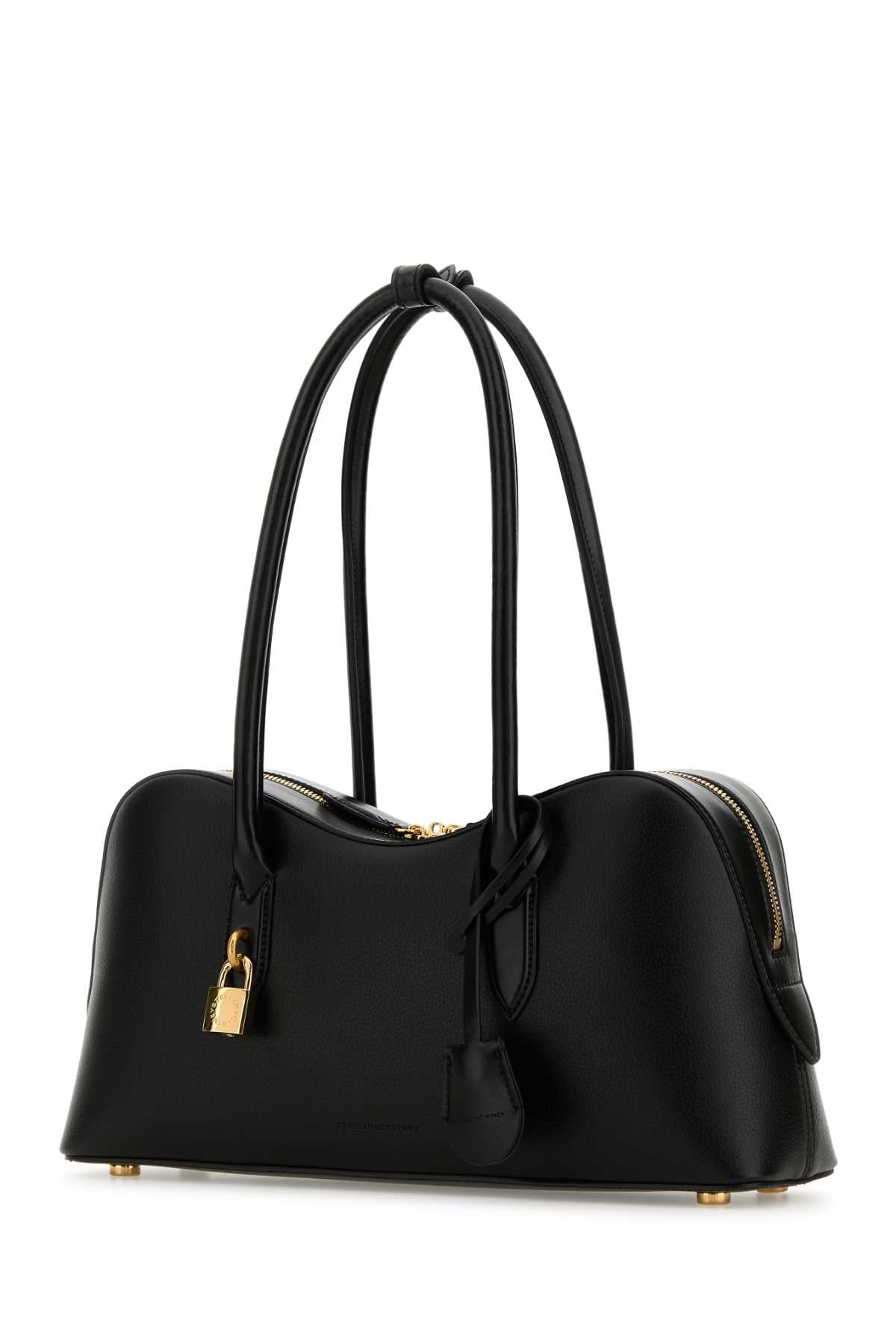 Stella Mccartney Women Black Synthetic Leather Ryder Medium Shoulder Bag STELLA MCCARTNEY