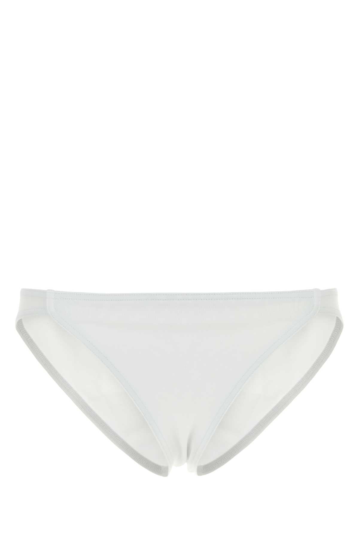Eres Women White Stretch Nylon Bikini Bottom ERES