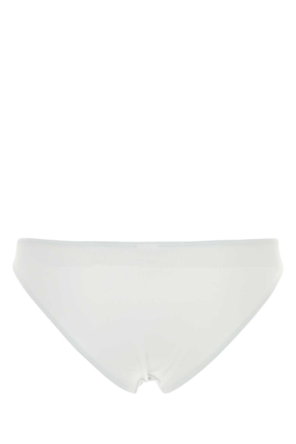Eres Women White Stretch Nylon Bikini Bottom ERES